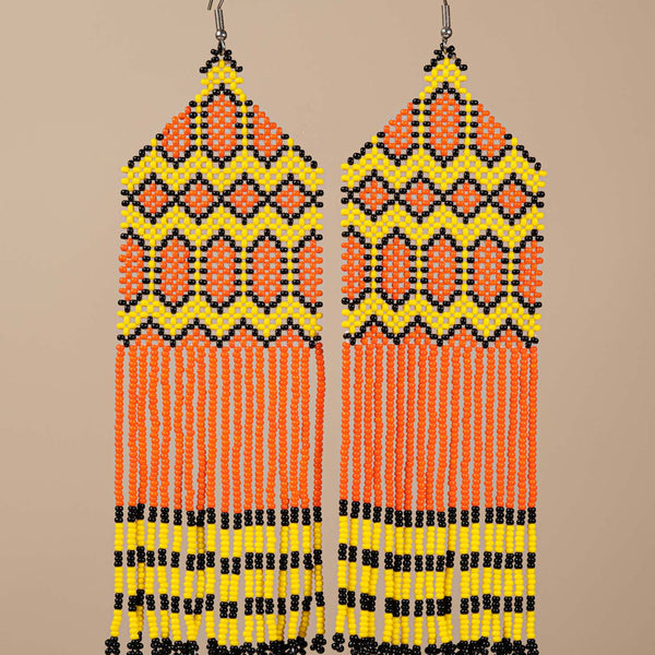Brincos de Miçangas | Kayapó