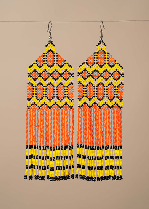 Brincos de Miçangas | Kayapó