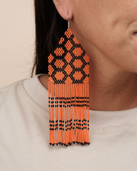Brincos de Miçangas | Kayapó