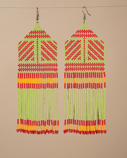 Brincos de Miçangas | Kayapó