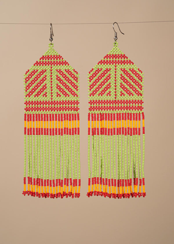 Brincos de Miçangas | Kayapó