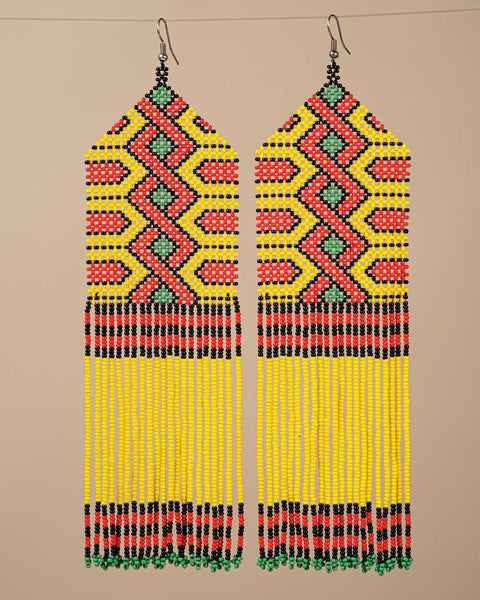 Brincos de Miçangas | Kayapó