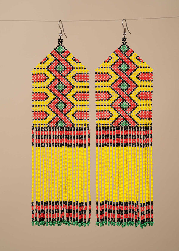 Brincos de Miçangas | Kayapó