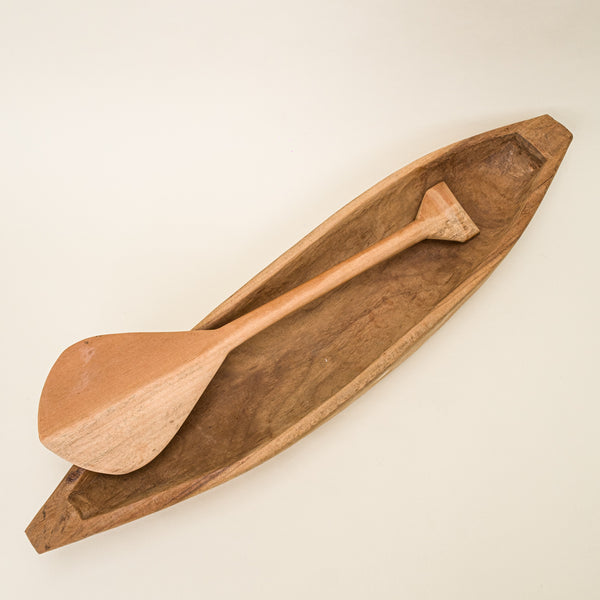 Canoa com remo de madeira | Panara