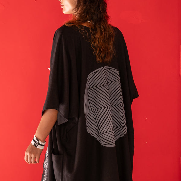 KIMONO HORI - serigrafia | Coleção HORI - Daiara Tukano
