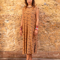 VESTIDO REGATÃO - MARROM TERRA | NALIMO