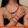 Kit trio de Pulseiras Coral | Waurá