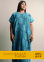 Kusma de tecelagem azul feita pelo povo Huni Kuin, artesanato indígena brasileiro