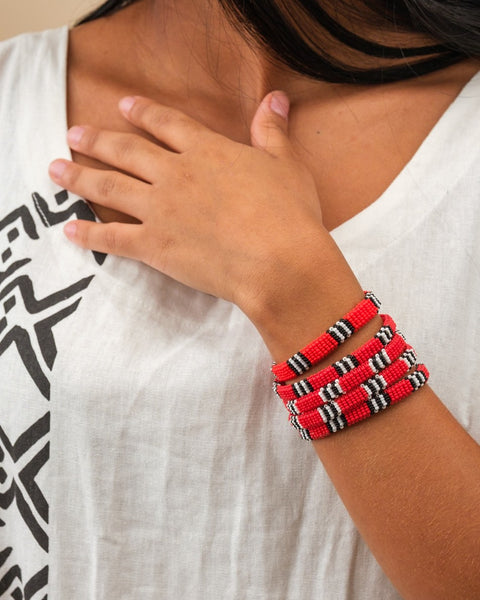 Pulseira Elástica Coral | Waurá