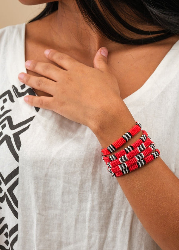 Pulseira Elástica Coral | Waurá