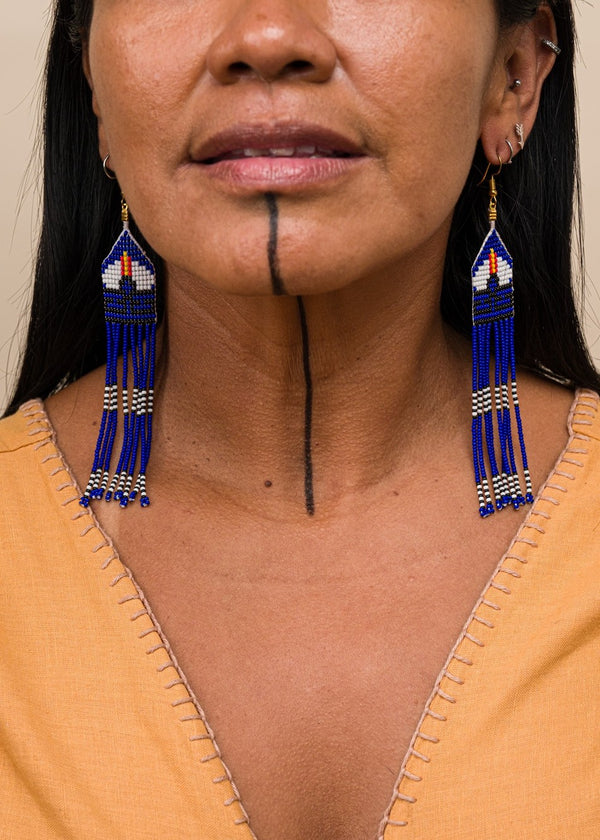Brincos de Miçangas | Guajajara - TUCUM