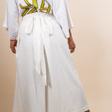 Calça Hakama Branca de Linho | WANWAN - TUCUM