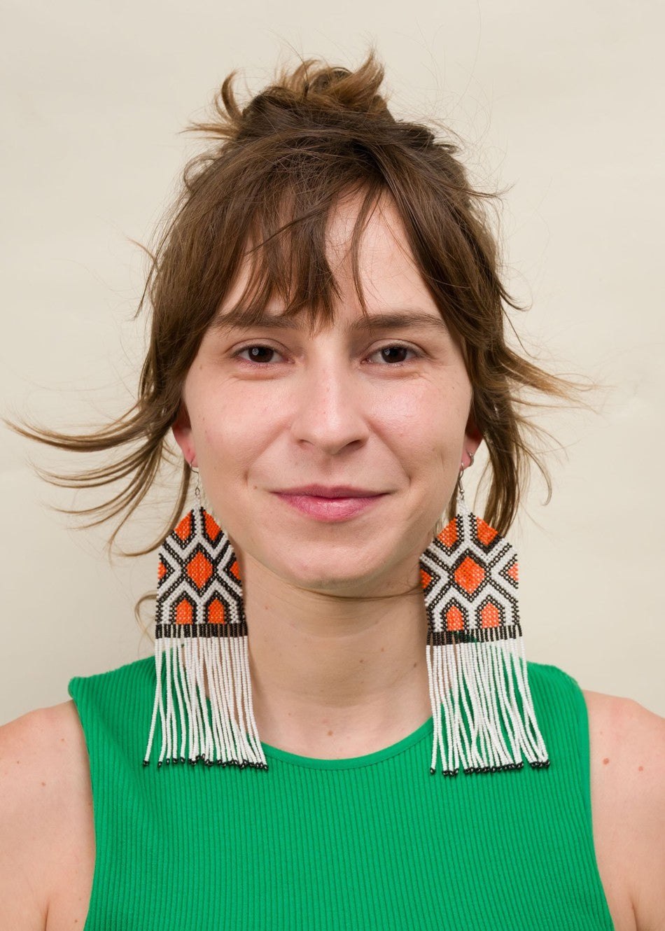 Brincos Kayapó - Joia indígena