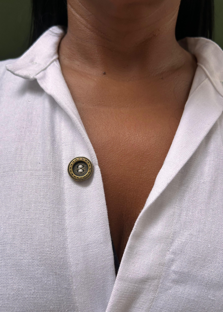 Camisa Branca de Botão - Muiraquitã | WANWAN - TUCUM