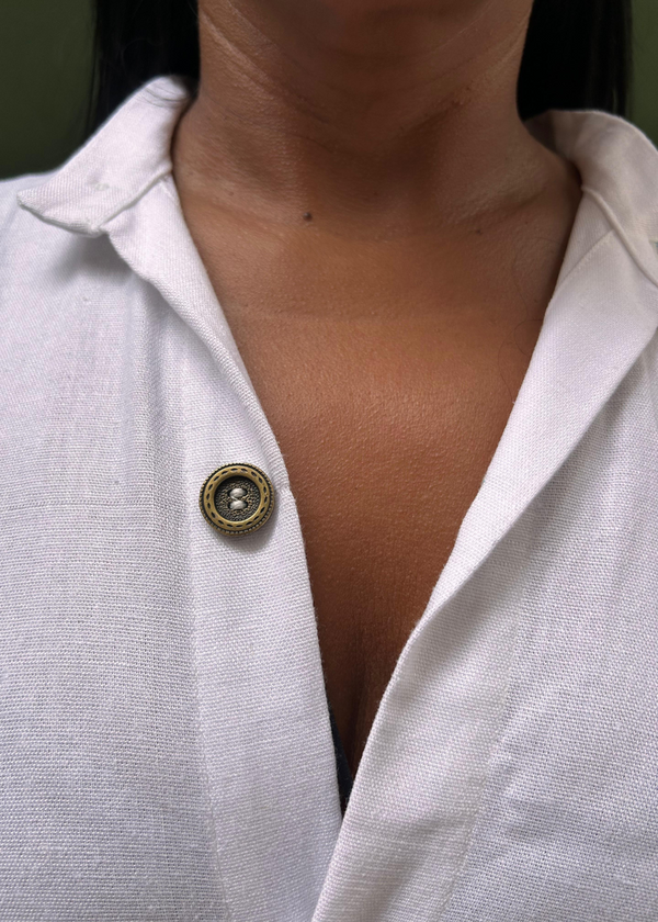 Camisa Branca de Botão - Muiraquitã | WANWAN - TUCUM