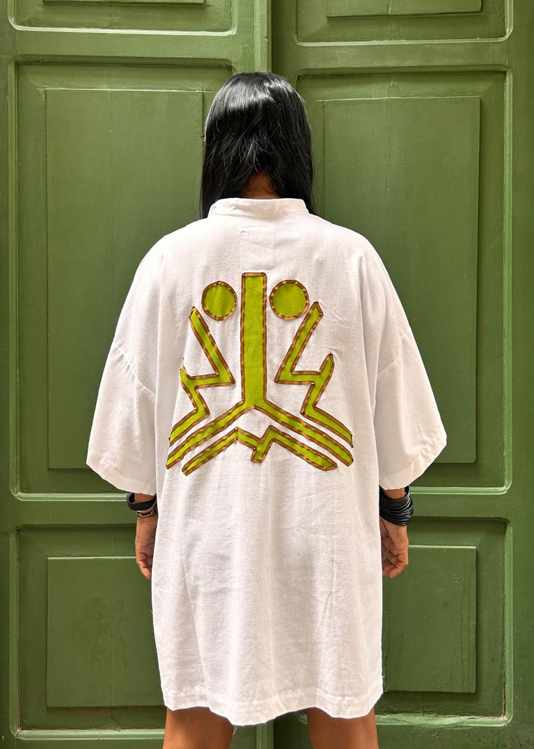 Camisa Branca de Botão - Muiraquitã | WANWAN - TUCUM
