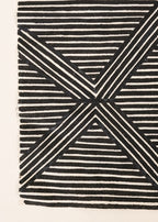 Tela pintura Kayapó geométrica feita pelo povo Kayapó, artesanato indígena brasileiro