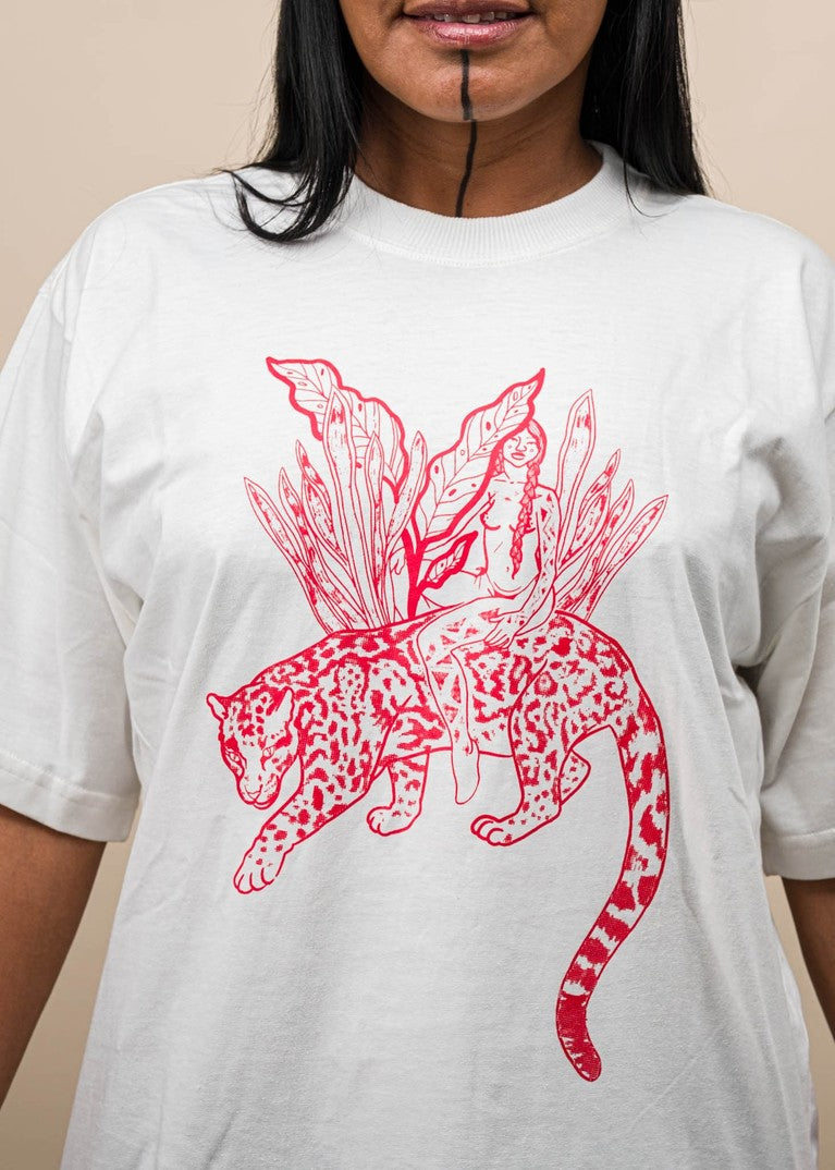 Camisa Onça Mulher | PINK BOTO - TUCUM