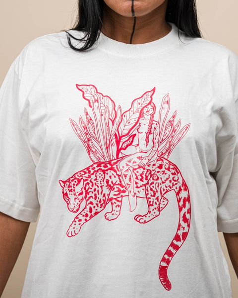 Camisa Onça Mulher | PINK BOTO - TUCUM