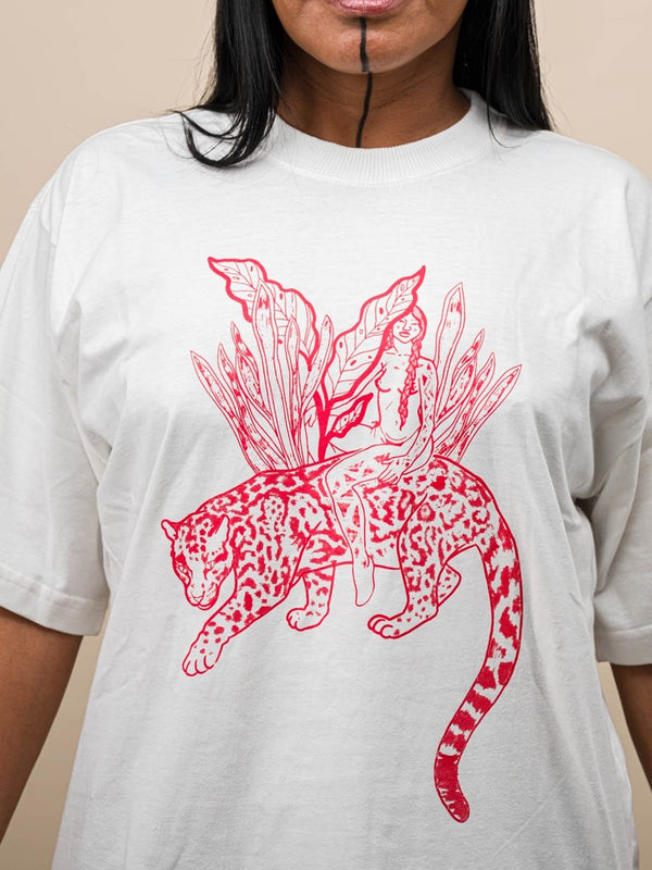 Camisa Onça Mulher | PINK BOTO - TUCUM