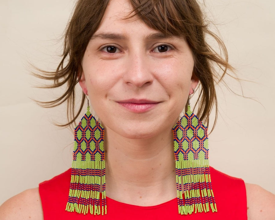 Brincos de Miçangas | Kayapó - TUCUM