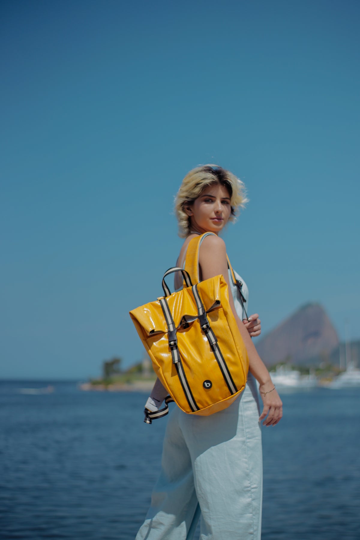 Mochila Ipa Tia amarela | bossapack