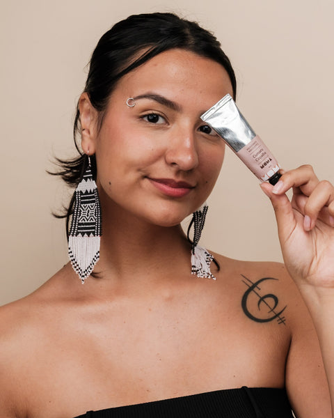 Kit brincos Kayapó + creme Cumaru e Copaíba | TUCUM