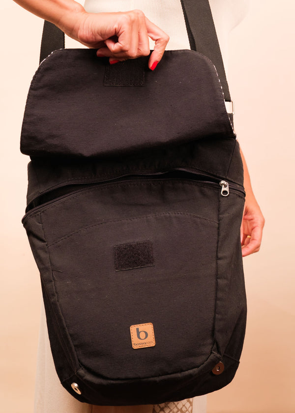 Mochila Du Kayapó Preta | Bossapack