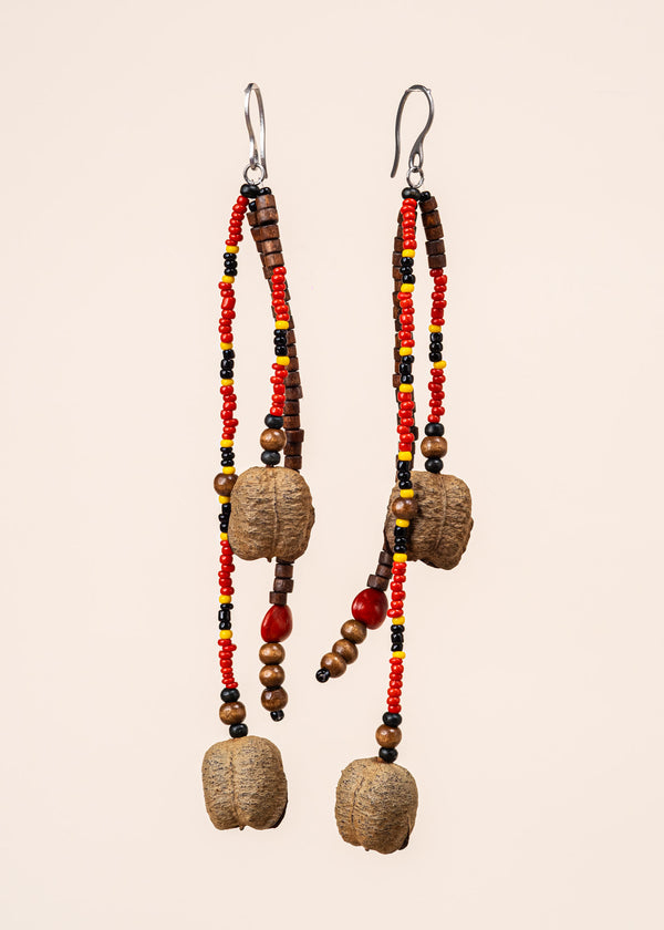 Brincos de Miçangas e Sementes | TWINS, As Cariocas