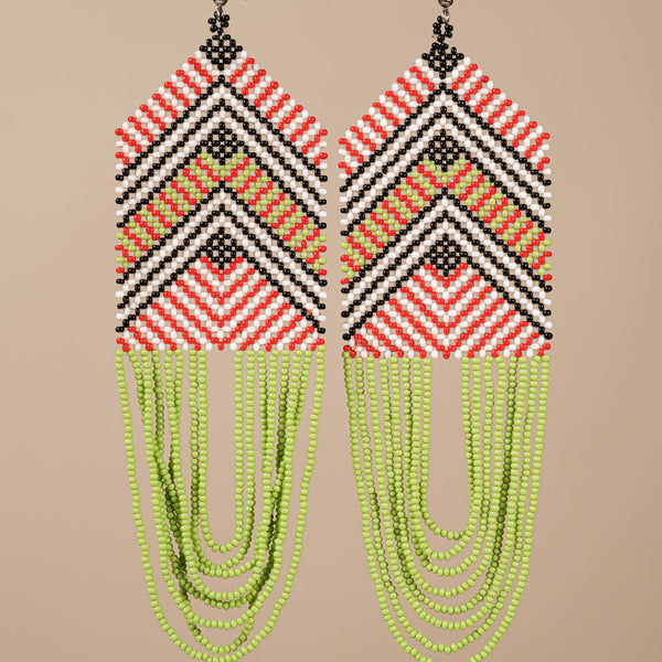 Brincos de Miçangas | Kayapó