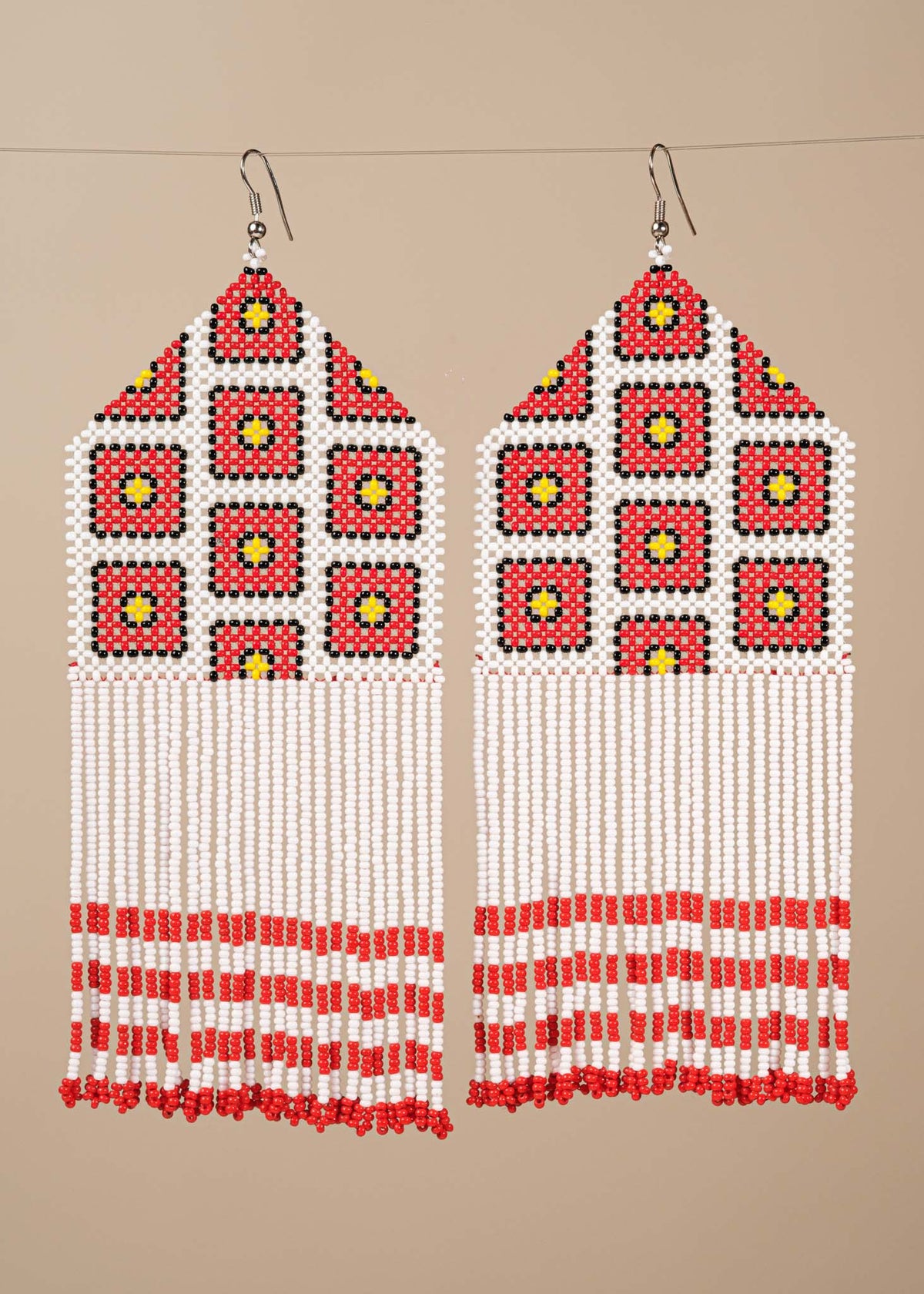 Brincos de Miçangas | Kayapó