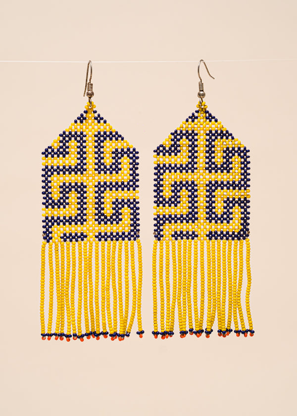 Brincos Marubo - Joia Indígena | Tucum Brasil