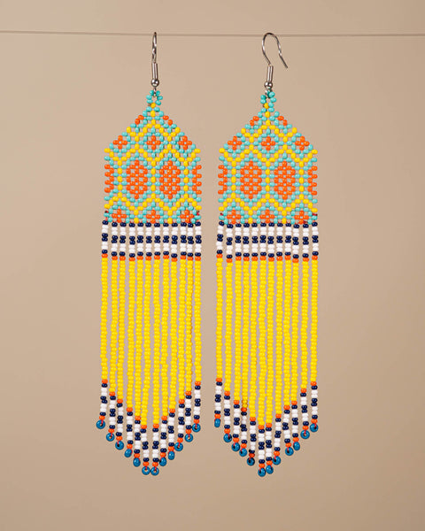 Brincos de Miçangas | Kayapó