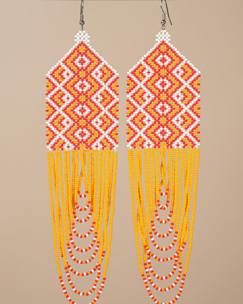Brincos de Miçangas | Kayapó