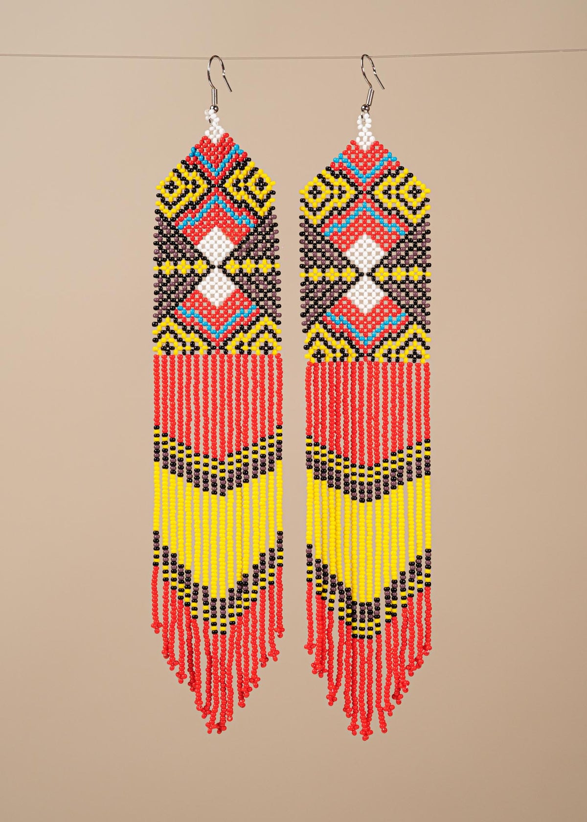 Brincos de Miçangas | Kayapó