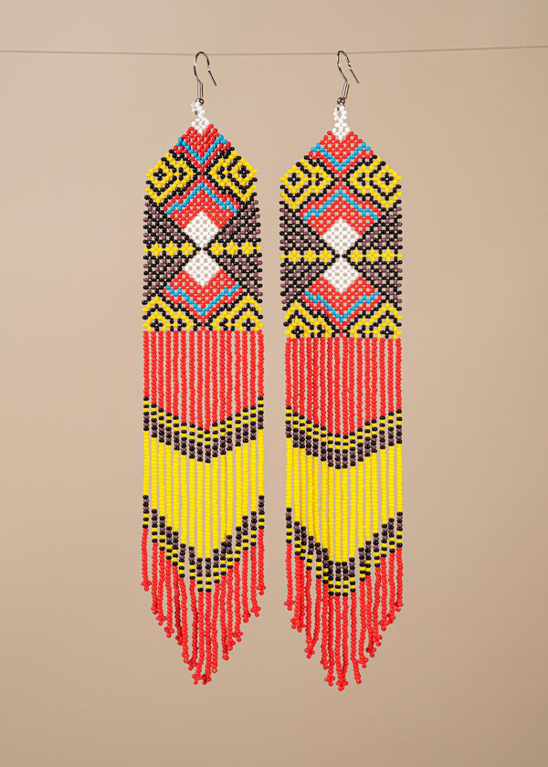 Brincos de Miçangas | Kayapó
