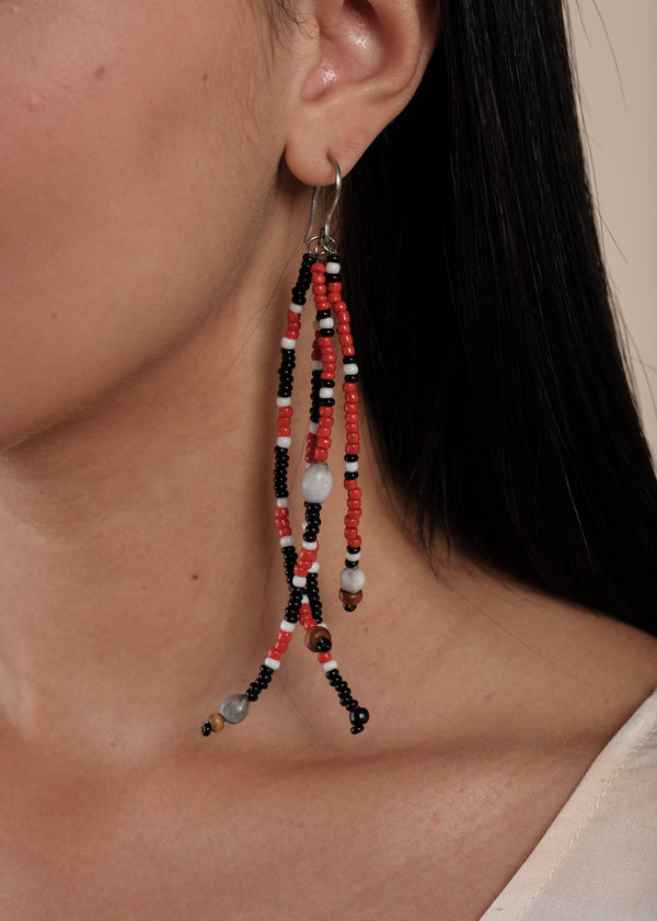 Brincos de Miçangas e Sementes | TWINS, As Cariocas