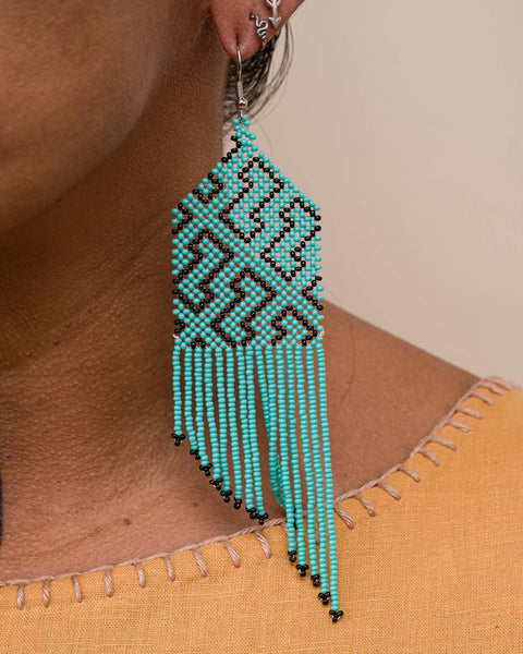 Brincos Marubo - Joia Indígena | Tucum Brasil