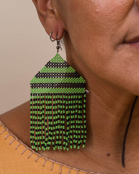 Brincos Marubo - Joia Indígena | Tucum Brasil