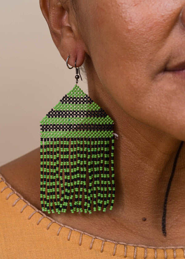 Brincos Marubo - Joia Indígena | Tucum Brasil