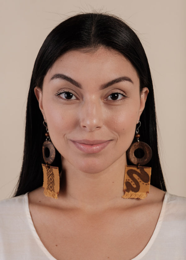 Brincos de Lona e Coco | TWINS, As Cariocas