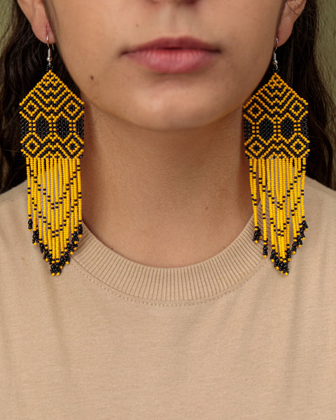 Brincos Gavião - Joia Indígena | Tucum Brasil