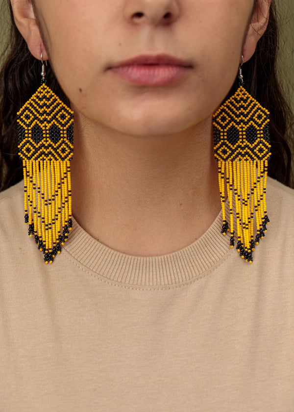 Brincos Gavião - Joia Indígena | Tucum Brasil