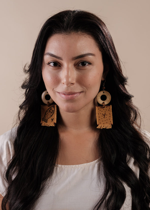 Brincos de Lona e Coco | TWINS, As Cariocas