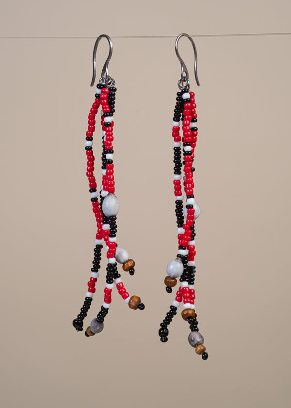 Brincos de Miçangas e Sementes | TWINS, As Cariocas