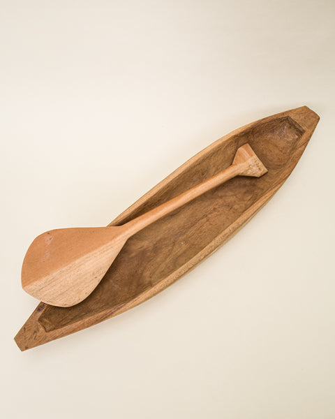 Canoa com remo de madeira | Panara