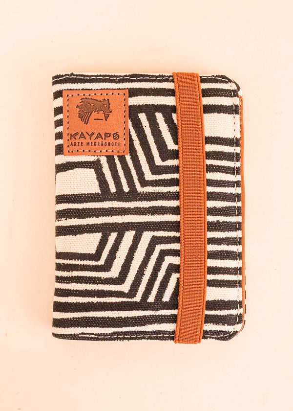 Carteira grafismos Kayapó - Arte indígena | Tucum Brasil