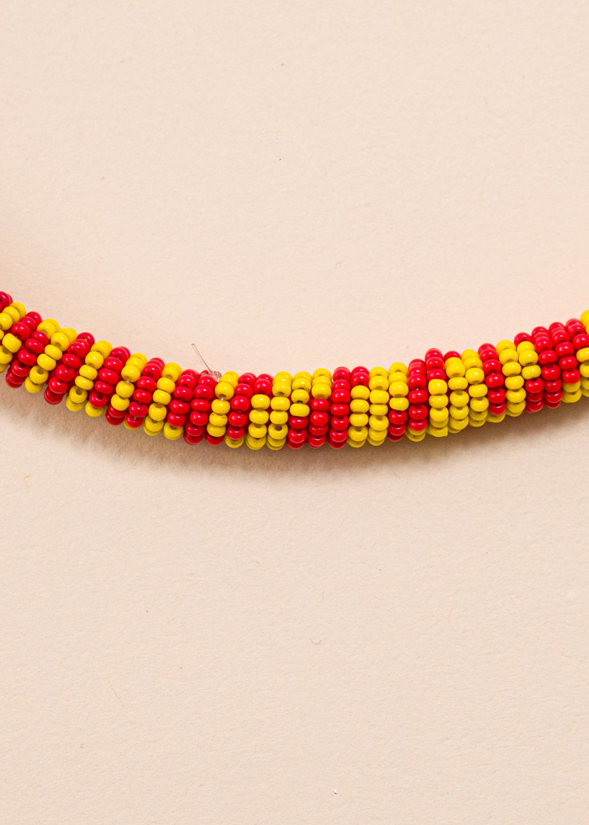 Colar coral indígena | Kayapó