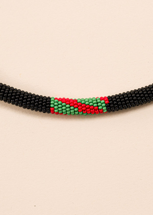 Colar coral indígena | Kayapó