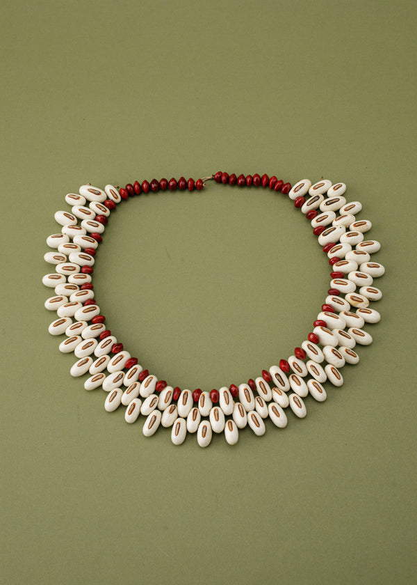 Gargantilha indígena de sementes | Pataxó